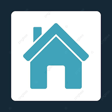 House Dark Blue Background Vector