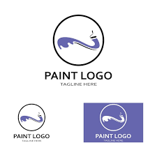 Colorful Paint Splash Icon Emblem Logo