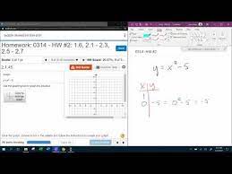 College Algebra Coreq Hw 2 Question