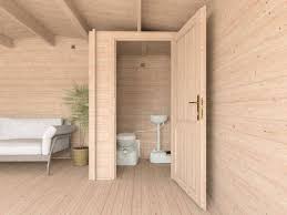 John Log Cabin Toilet Cubicle Dunster