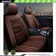 Full Interior Seat Covers Set Brown For