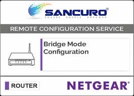 bridge mode configuration for netgear