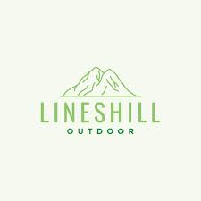Line Minimal Outdoor Hill Green Logo