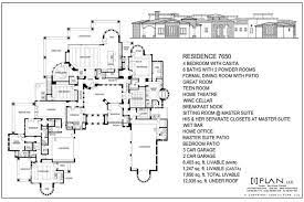 Floor Plans 7 501 Sq Ft To 10 000 Sq