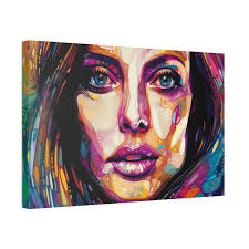 Angelina Jolie Canvas Stretched Art 1