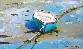 Easy Fishing Boat Painting