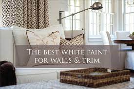 White Paint Color For Walls And Trim