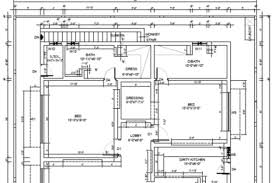 Draw House Plans Autocad 2d Floor Plan