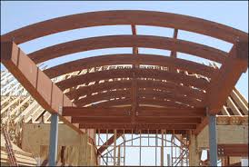glulam arches beams and trusses