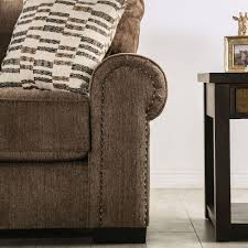 Brown Sofa Set Idf 1216 2pc