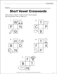 long vowels animal crossword