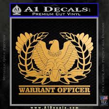 Army Warrant Officer Decal Sticker A1
