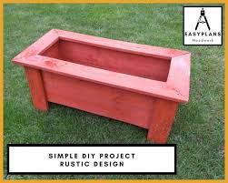 Rustic Garden Planter Raised Bed Plans