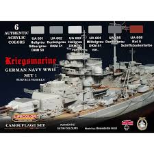 Lifecolor German Wwii Kriegsmarine Set