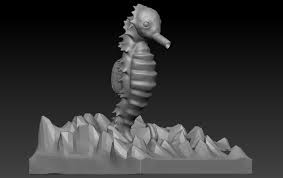 Sea Horse 3d Print Model By Elitemodelry