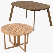 3d Model Patio Dinning Tables Round