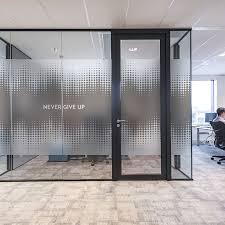 Office Corporate Culture Glass Door