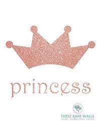 Princess Crown Printable Wall Art