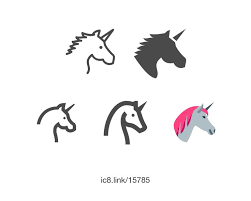 Minimal Logo Design Unicorn Logo