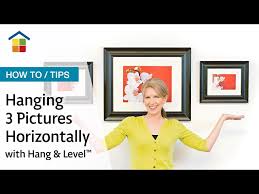 How To Hang 3 Pictures Horizontally