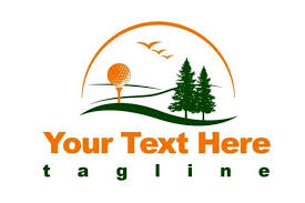Golf Course Logo Graphic By