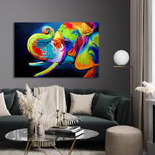 Abstract Oil Painting Colorful