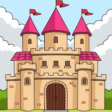 Kids Castle Vector Art Icons And