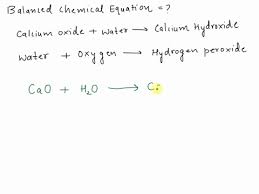 Balanced Chemical Equation