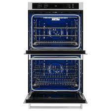 Double Electric Wall Oven Self Cleaning