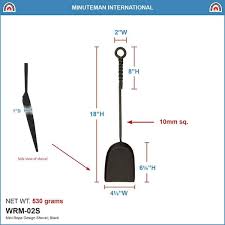 Minuteman Black Mini 18 Rope Design Shovel