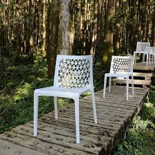 Stackable Resin Outdoor Dining Chair
