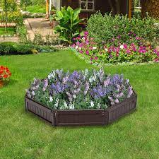 Gymax 2pcs 4 X 4 Ft Raised Garden Bed Set Planter Box For Vegetable Flower Gardening