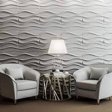 19 7 In White Pvc 3d Wall Panel