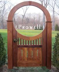 Custom Wood Garden Gate 8 From Prowell