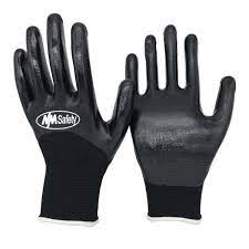 Smooth Nitrile Half Coated Gloves