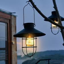Outdoor Solar Powered Hanging Lantern