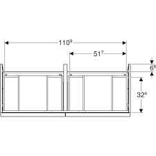 Geberit Icon Cabinet For Double