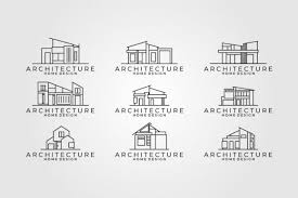 Line Icon Building Architect Graphic