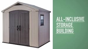 Durable Resin Outdoor Storage Shed