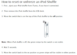 ipod shuffle bricked not charging