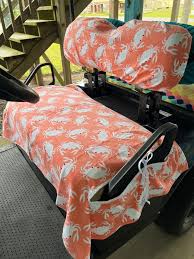 Got Crabs Golf Cart Seat Cover Set For