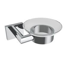 Crater Glass Soap Dish Ico Bath