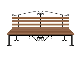 Street Bench Vector Art Icons And