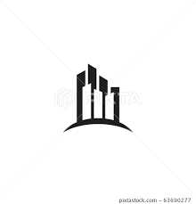 Simple Building Icon Logo Design