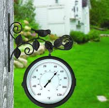 Singing Bird Clock Thermometer