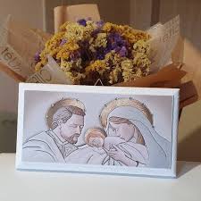 Holy Family Picture Frame Canvas