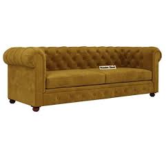 Buy Henry 3 Seater Sofa Velvet