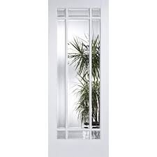 Clear Bevelled Glass Doors