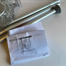 Squared Away Aluminum Pole Shower Caddy