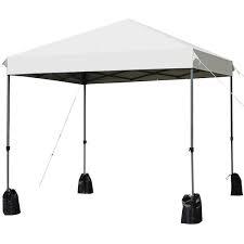 8 Ft X 8 Ft Outdoor Pop Up Canopy Tent With Roller Bag